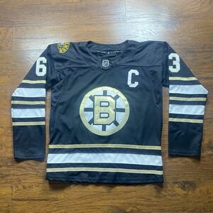 Adidas Boston Bruins Brad‎ Marchand 63 Centennial Jersey Mens 46 Black Gold C